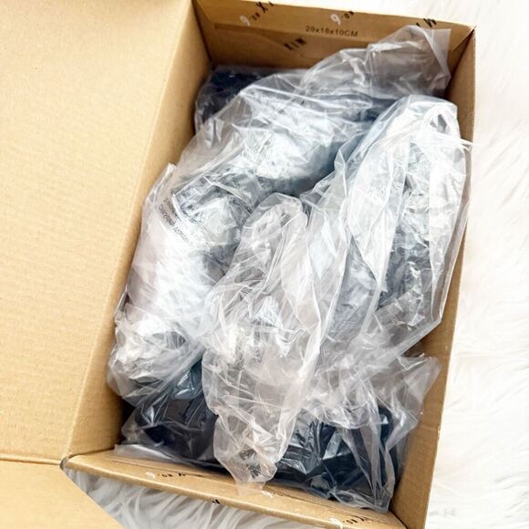 MIX NO. 6 | Black Ommi 3.5" Block Heel Heels Pump Pumps Microsuede | Size 9 - Picture 11 of 11